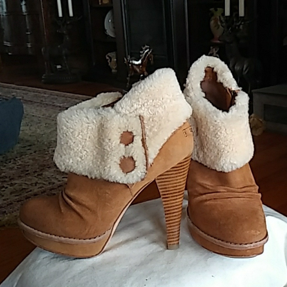 Fabulous UGG heeled booties 7 NWOT